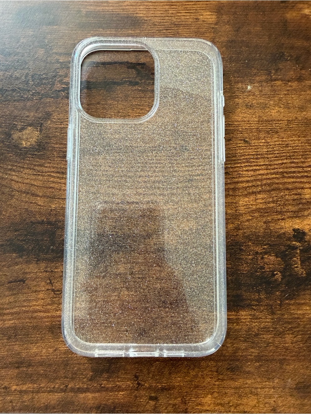 SPECK Clear Glitter Phone Case - Transparent Sparkle